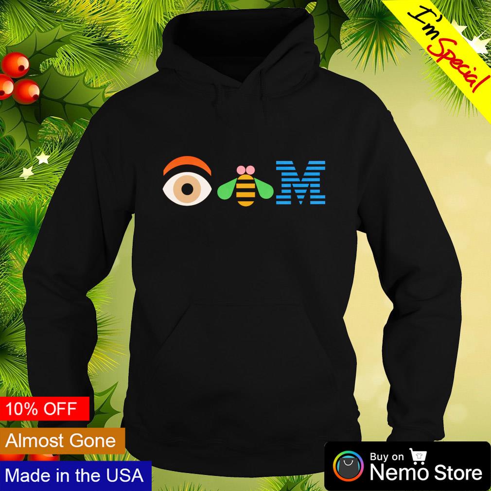 Eye Bee M logo - Adult & Kids T-Shirts, Sweatshirts & Hoodies apparel design preview 2