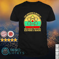 The universe is made of neutrons protons electrons - Adult & Kids T-Shirts, Sweatshirts & Hoodies apparel design preview 1