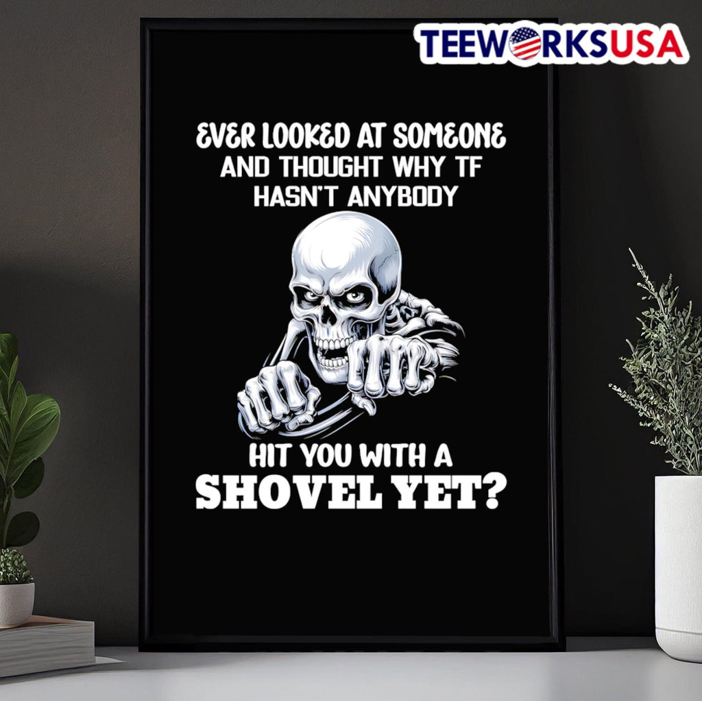Skeleton ever looked at someone and thought why TF - Adult & Kids T-Shirts, Sweatshirts & Hoodies apparel design preview 5