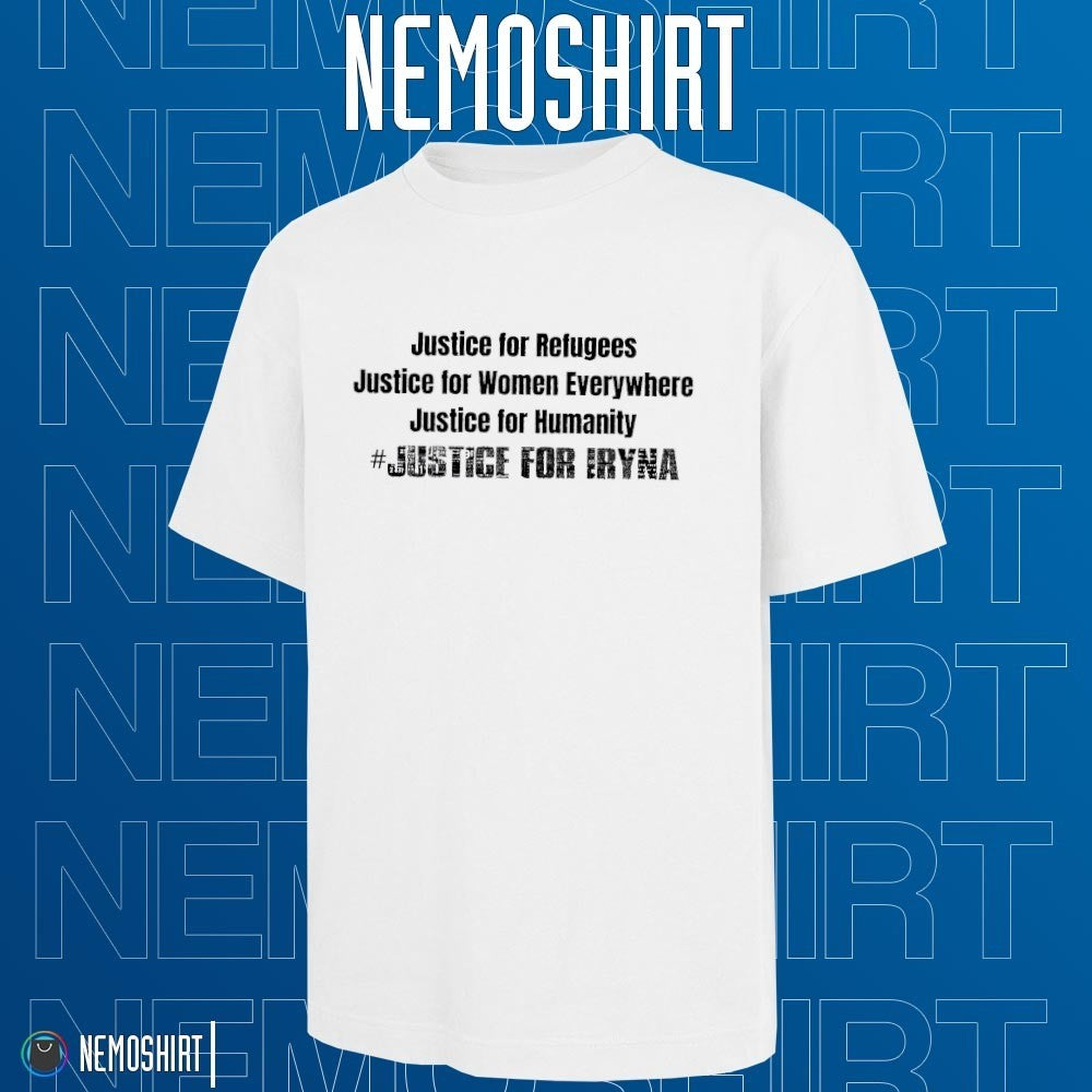 Justice for Refugees women everywhere humanity - Adult & Kids T-Shirts, Sweatshirts & Hoodies apparel design preview 1
