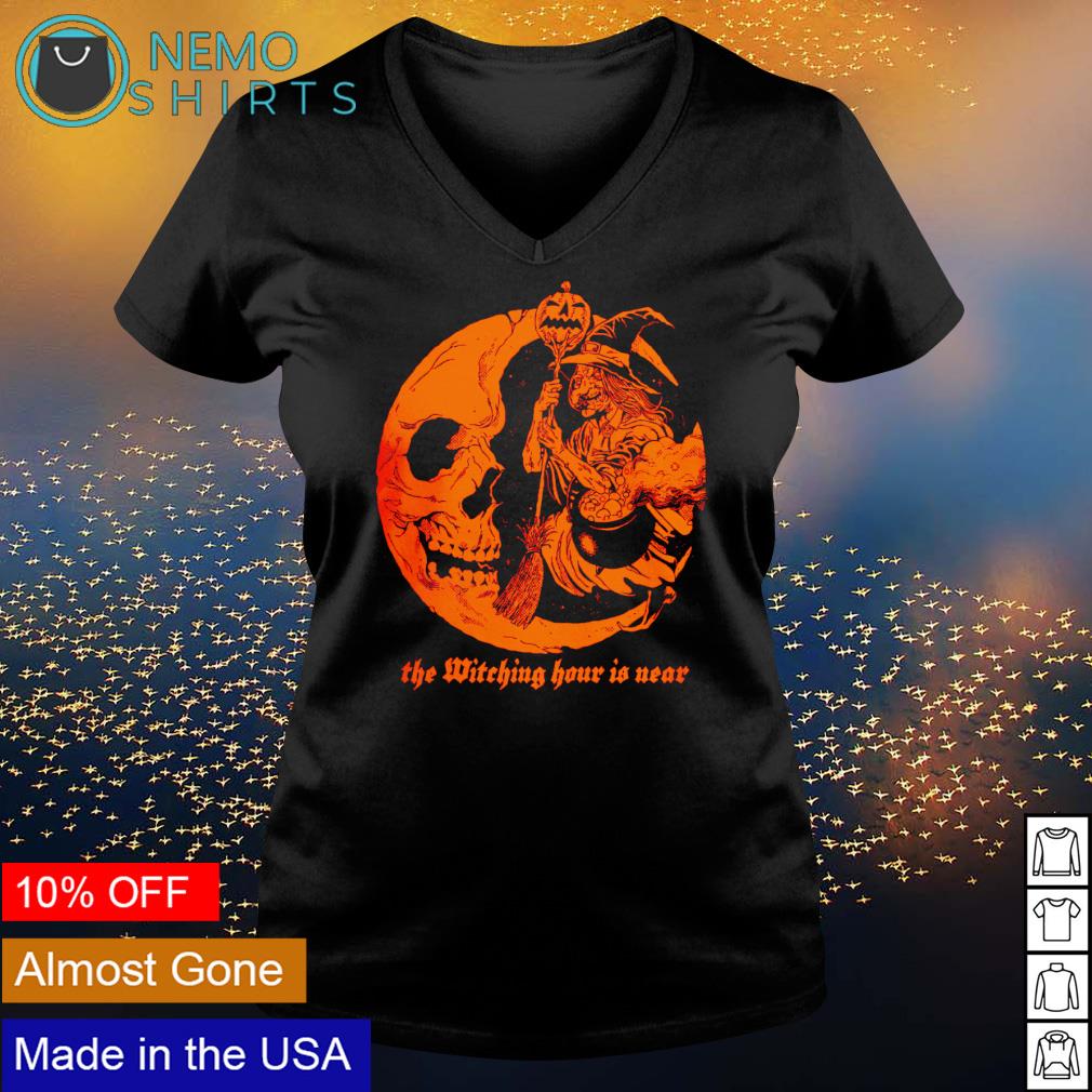 Witch the witching hour is near - Adult & Kids T-Shirts, Sweatshirts & Hoodies apparel design preview 5
