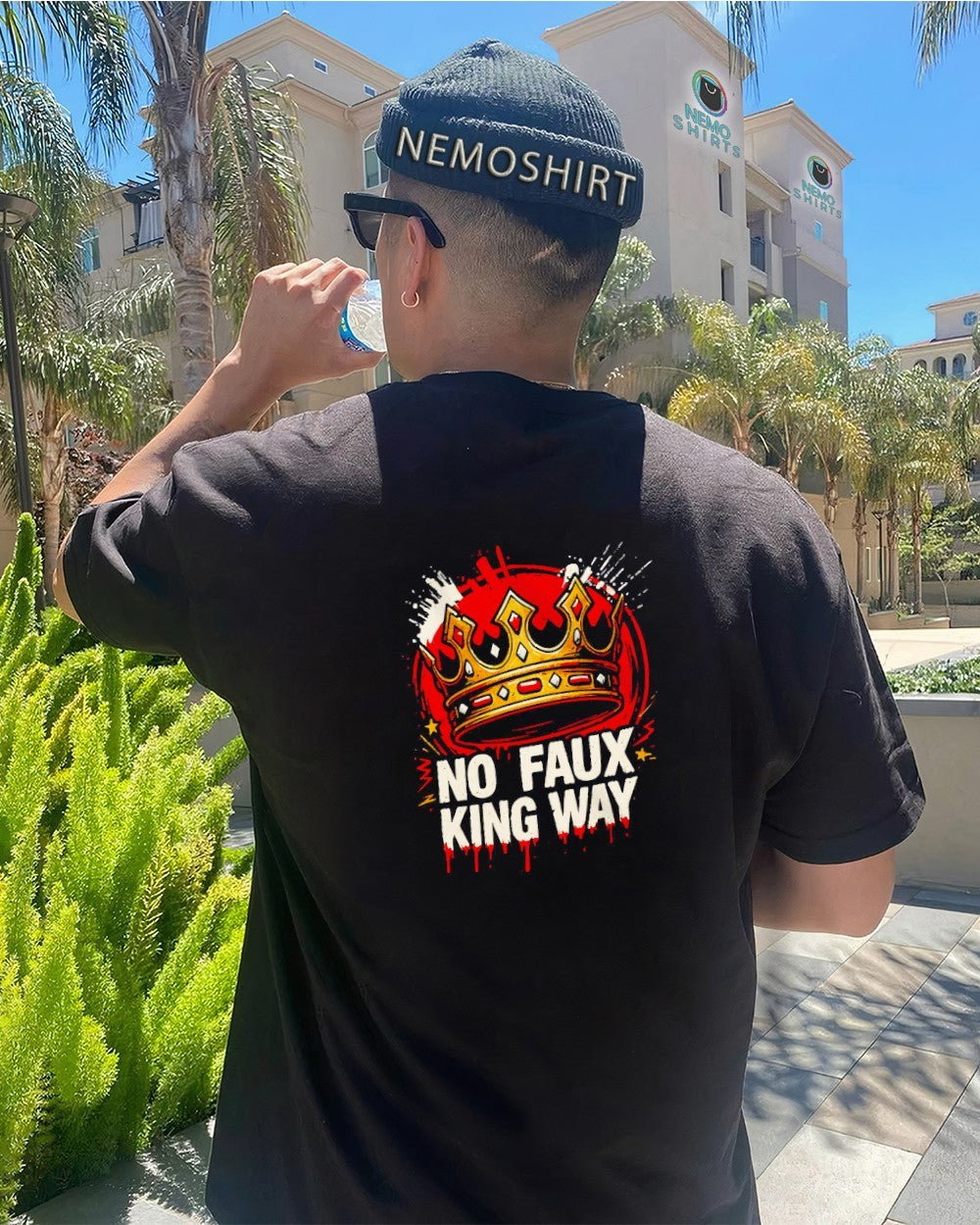 No faux King way crown - Adult & Kids T-Shirts, Sweatshirts & Hoodies apparel design preview 4