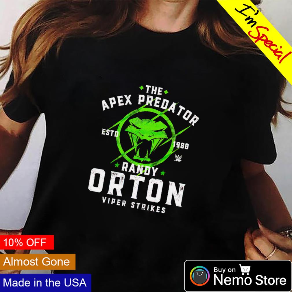 The Apex Predator estd 1980 randy orton viper strikes - Adult & Kids T-Shirts, Sweatshirts & Hoodies apparel design preview 2