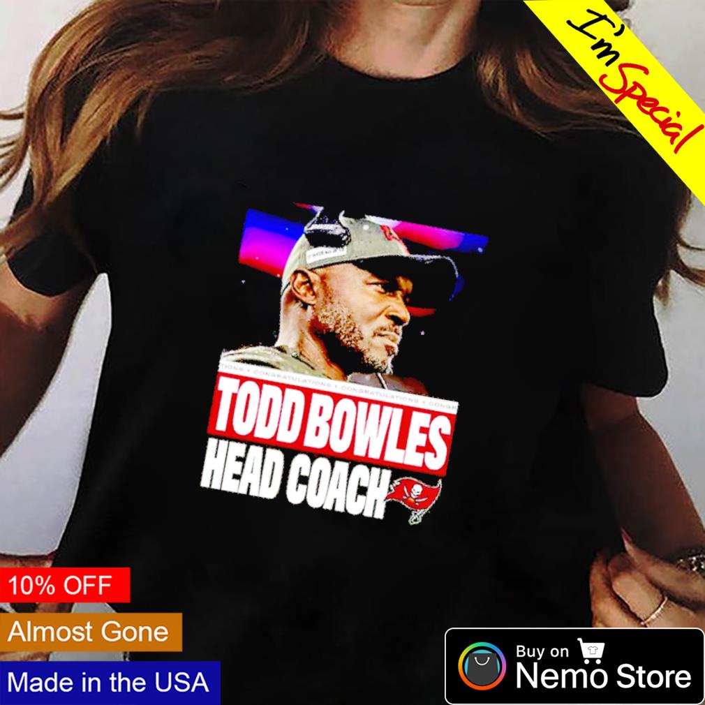 Tampa Bay Buccaneers Todd Bowles head coach - Adult & Kids T-Shirts, Sweatshirts & Hoodies apparel design preview 2