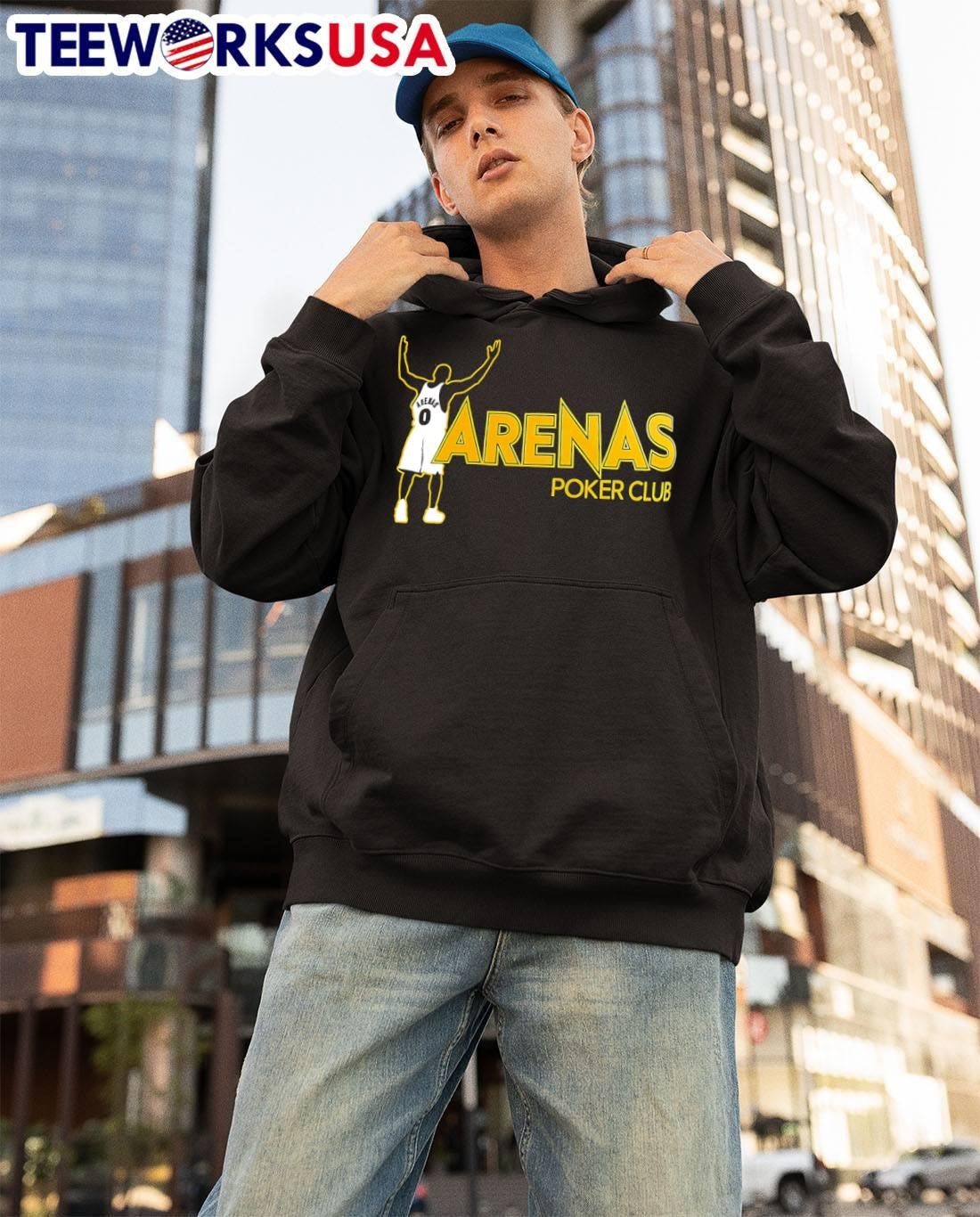 Gilbert Arenas Poker Club - Adult & Kids T-Shirts, Sweatshirts & Hoodies apparel design preview 3