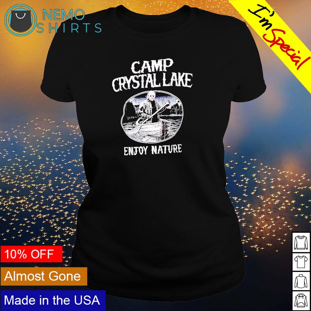 Jason Voorhees camp crystal lake enjoy nature - Adult & Kids T-Shirts, Sweatshirts & Hoodies apparel design preview 3