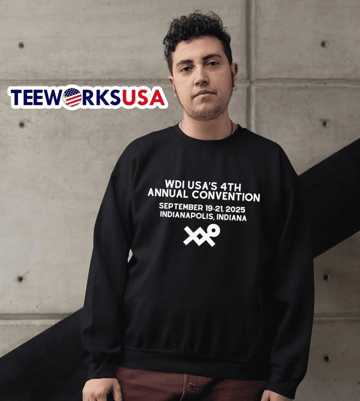 WDI USA's 4th annual convention September 2025 - Adult & Kids T-Shirts, Sweatshirts & Hoodies apparel design preview 6