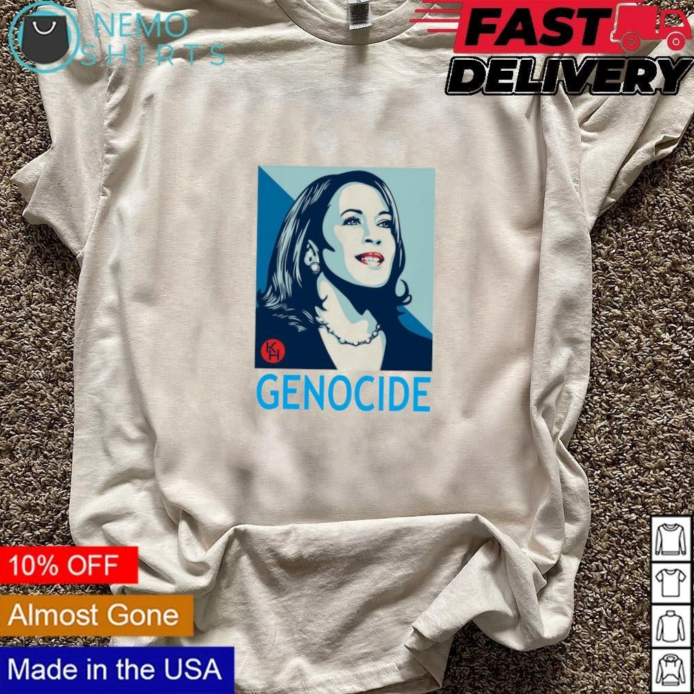 Genocide Kamala Harris - Adult & Kids T-Shirts, Sweatshirts & Hoodies apparel design preview 3