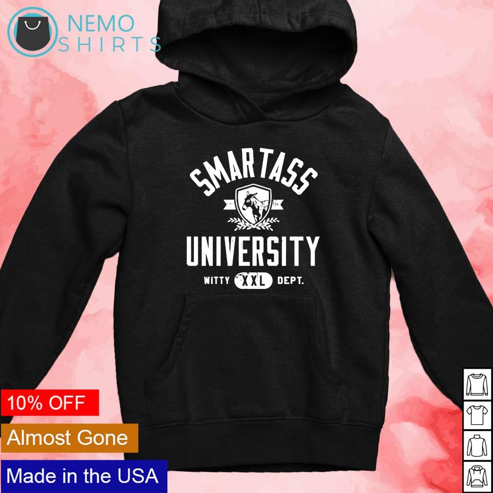 Smartass university logo witty XXL dept - Adult & Kids T-Shirts, Sweatshirts & Hoodies apparel design preview 2