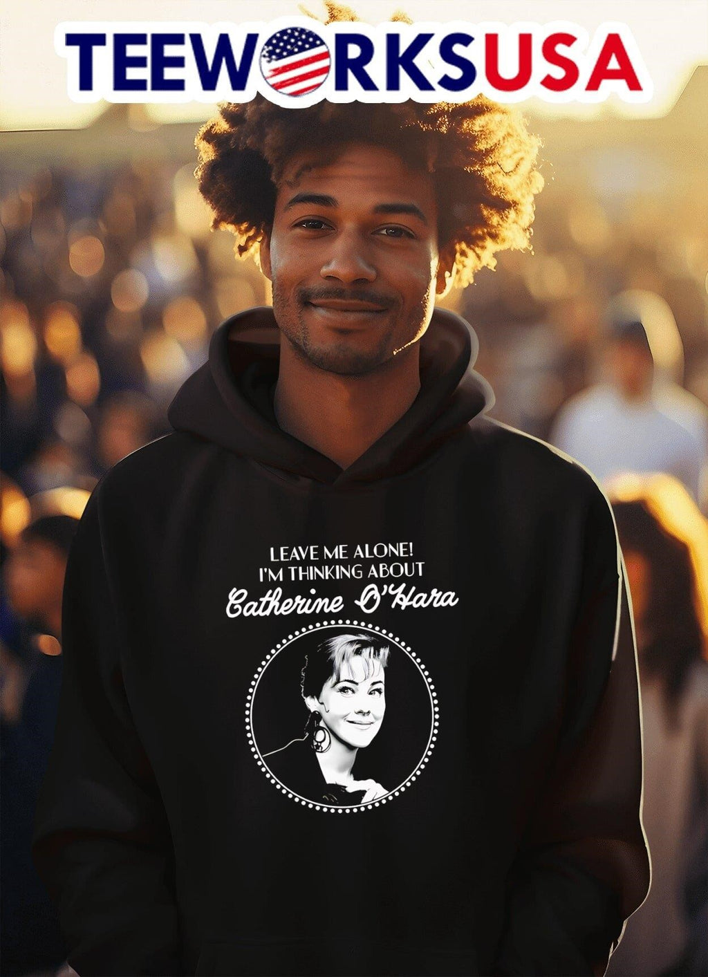 Leave me alone I'm thinking about Catherine O'Hara - Adult & Kids T-Shirts, Sweatshirts & Hoodies apparel design preview 2