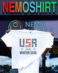 USA Italy winter Milano Cortina 2026 - Adult & Kids T-Shirts, Sweatshirts & Hoodies apparel design preview 1