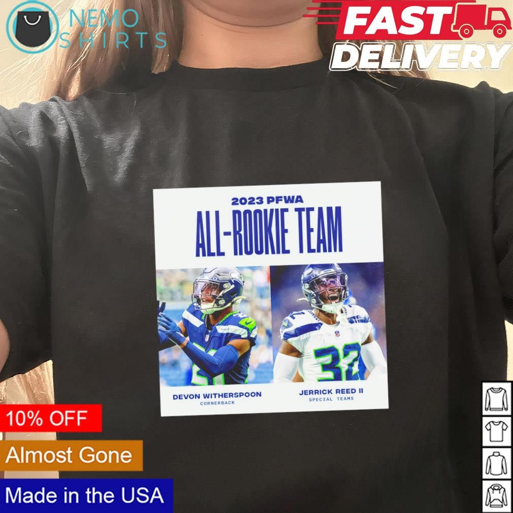Devon Witherspoon and Jerrick Reed II 2023 PFWA All - Adult & Kids T-Shirts, Sweatshirts & Hoodies apparel design preview 3