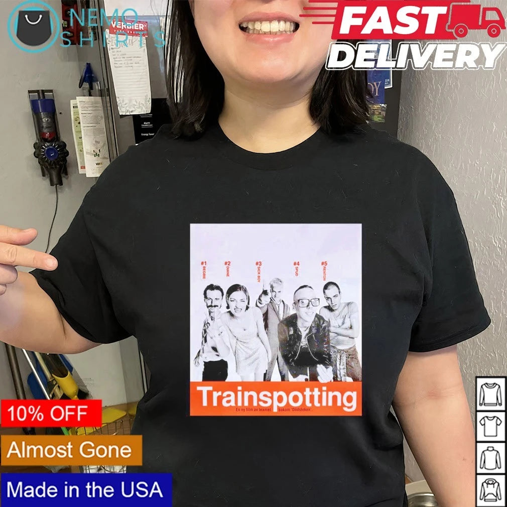 Trainspotting Movie Cast Begbie Diane Sick Boy Spud - Adult & Kids T-Shirts, Sweatshirts & Hoodies apparel design preview 2