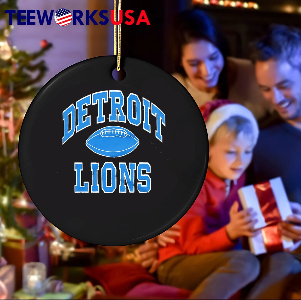 Detroit Lions 49ers Gridiron Lightweight - Adult & Kids T-Shirts, Sweatshirts & Hoodies apparel design preview 4