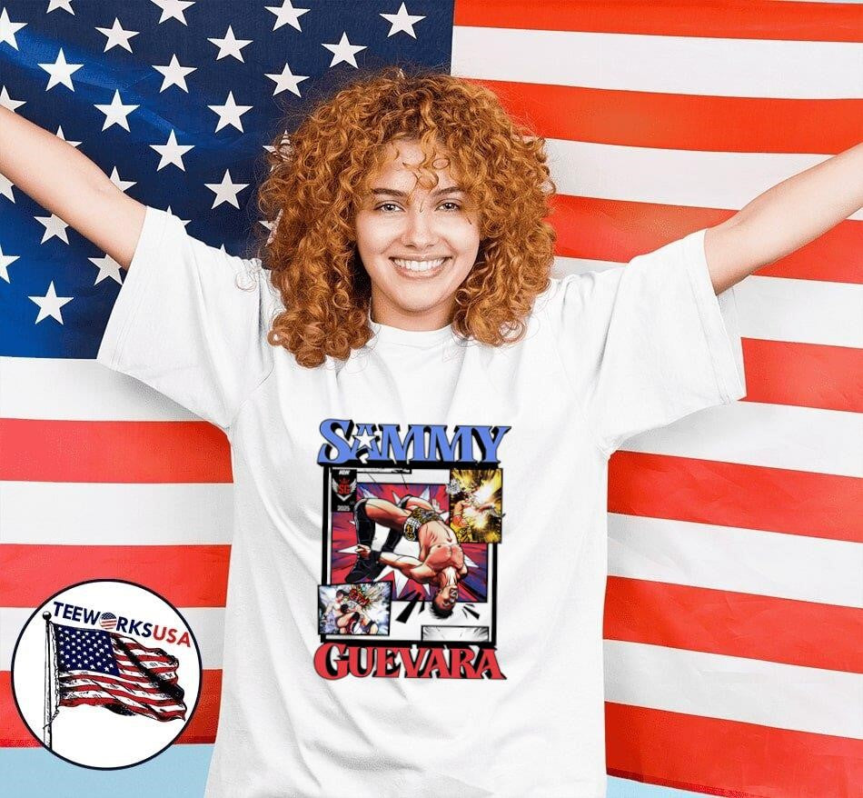 Sammy Guevara comic graphic - Adult & Kids T-Shirts, Sweatshirts & Hoodies apparel design preview 7