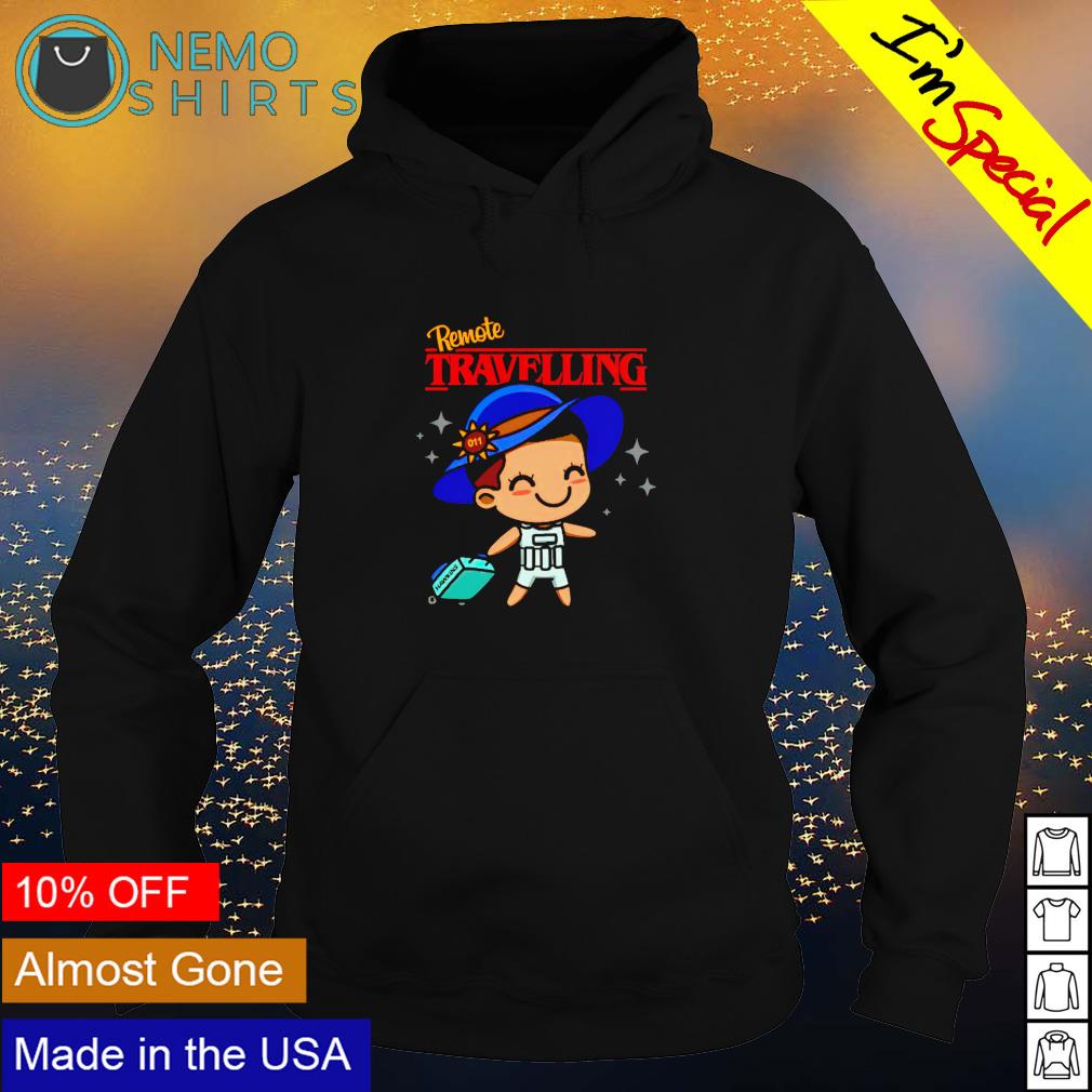 Stranger Things remote travelling - Adult & Kids T-Shirts, Sweatshirts & Hoodies apparel design preview 2