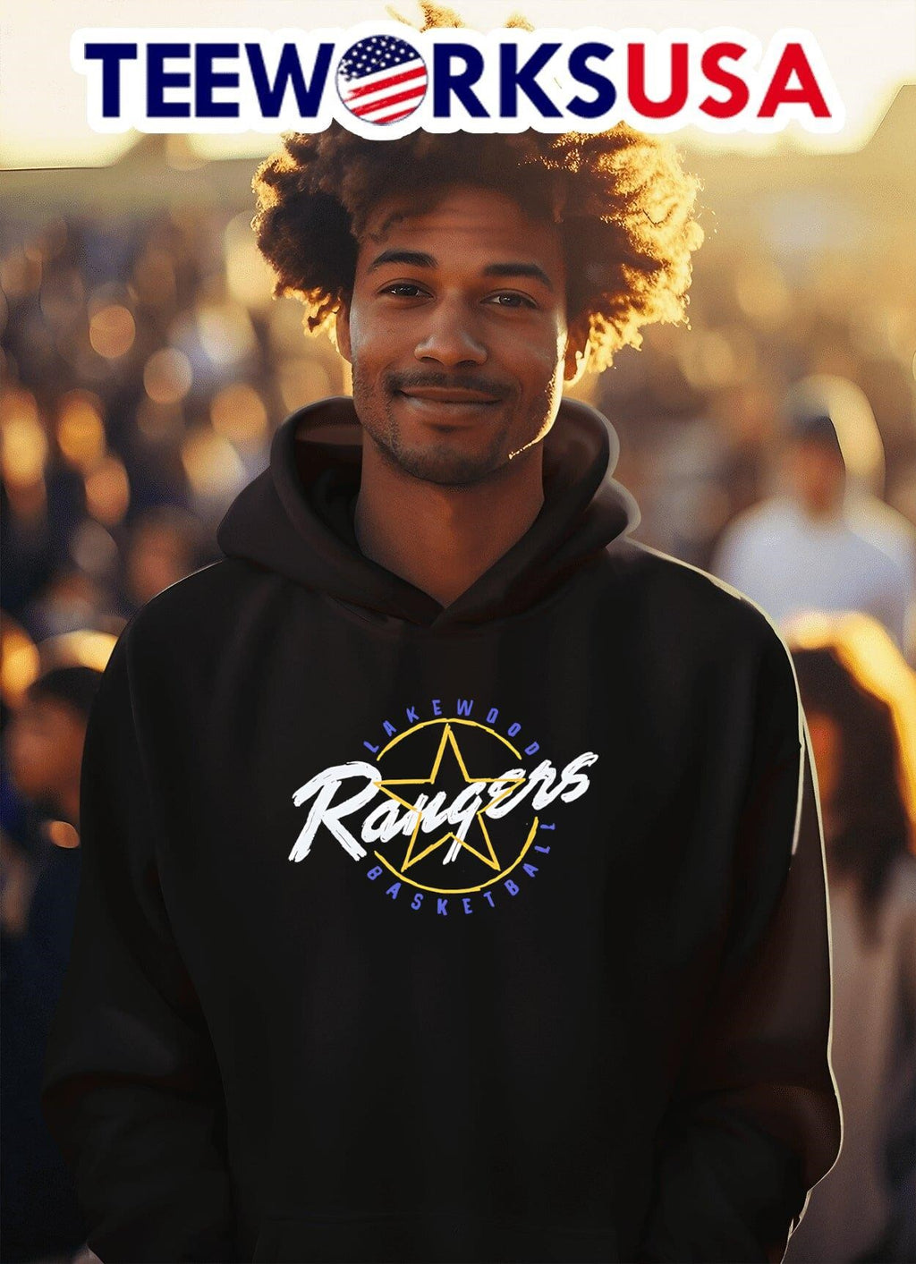 Lakewood Rangers Basketball - Adult & Kids T-Shirts, Sweatshirts & Hoodies apparel design preview 2