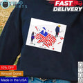 Kamala Harris stitches black job USA flag Trump cut - Adult & Kids T-Shirts, Sweatshirts & Hoodies apparel design preview 1