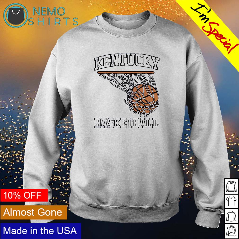 Kentucky Basketball hoop swoosh - Adult & Kids T-Shirts, Sweatshirts & Hoodies apparel design preview 4