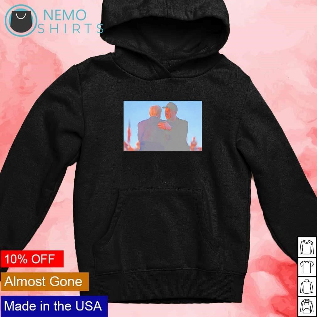Elon Musk supports Trump at PA Rally - Adult & Kids T-Shirts, Sweatshirts & Hoodies apparel design preview 2