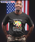 People who love Elephants are always the best - Adult & Kids T-Shirts, Sweatshirts & Hoodies apparel design preview 1