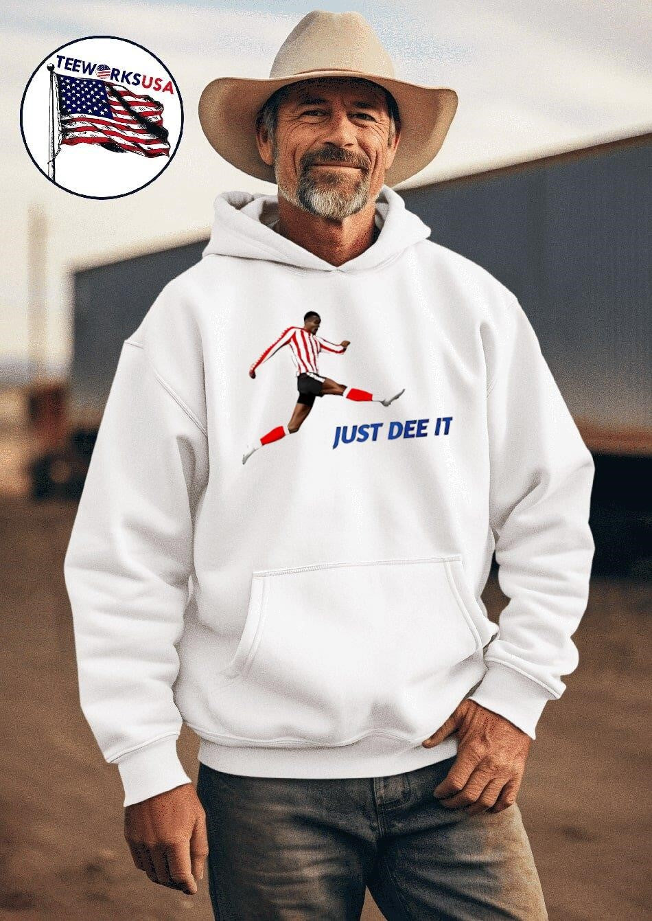 Wilson Isidor just dee it - Adult & Kids T-Shirts, Sweatshirts & Hoodies apparel design preview 2