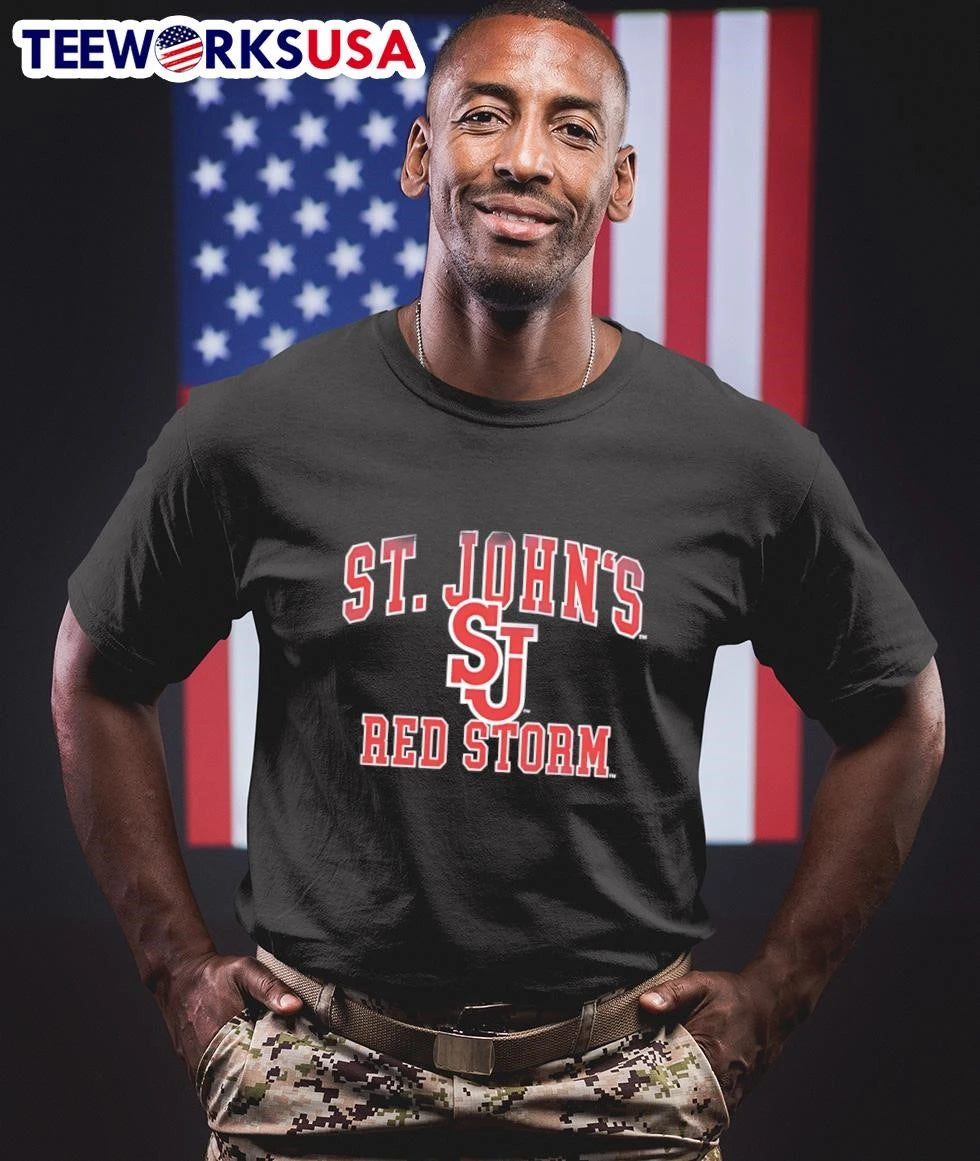 St. John's SJ Red Storm Slam - Adult & Kids T-Shirts, Sweatshirts & Hoodies apparel design preview 1