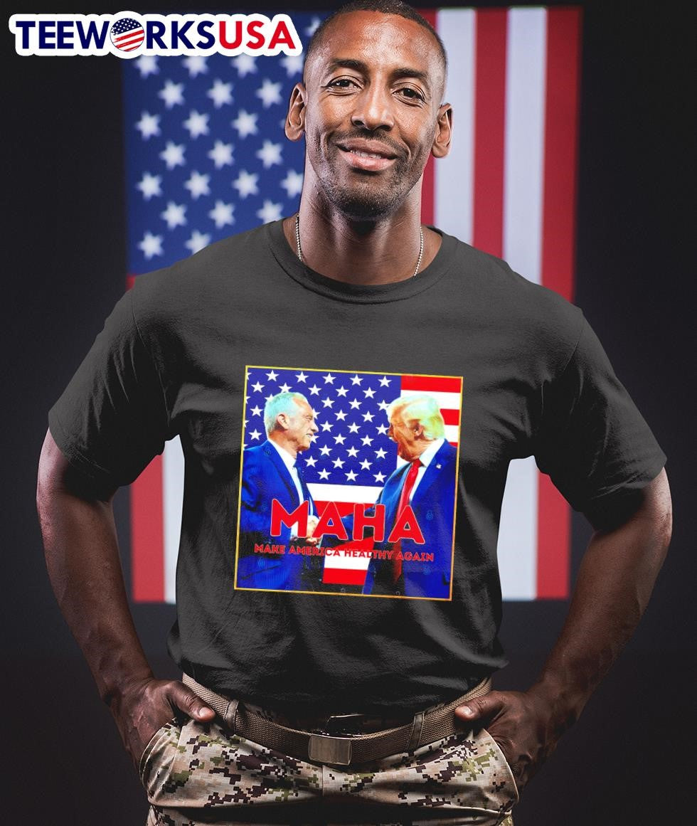 MAHA 2024 make America healthy again Trump Kennedy - Adult & Kids T-Shirts, Sweatshirts & Hoodies apparel design preview 1