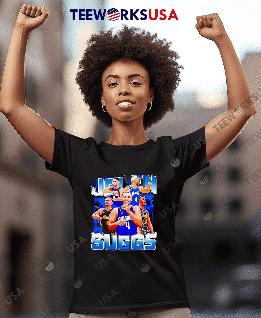 Jalen Suggs basketball player lightning vintage - Adult & Kids T-Shirts, Sweatshirts & Hoodies apparel design preview 4