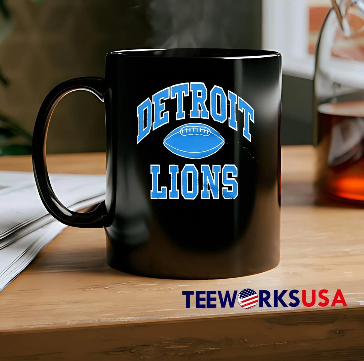 Detroit Lions 49ers Gridiron Lightweight - Adult & Kids T-Shirts, Sweatshirts & Hoodies apparel design preview 2
