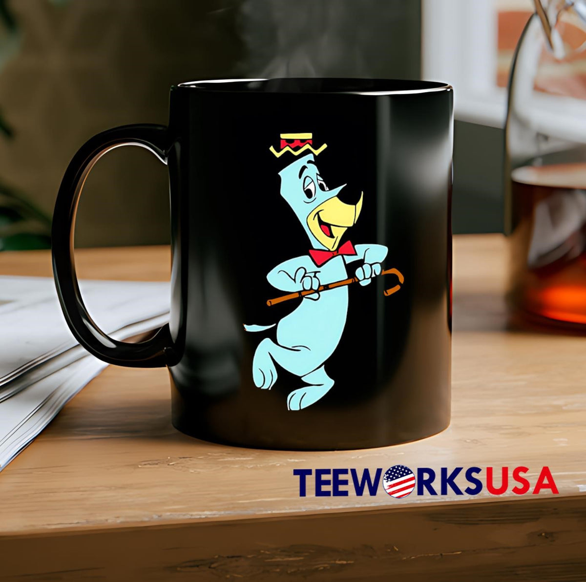 Huckleberry Hound cartoon funny - Adult & Kids T-Shirts, Sweatshirts & Hoodies apparel design preview 2