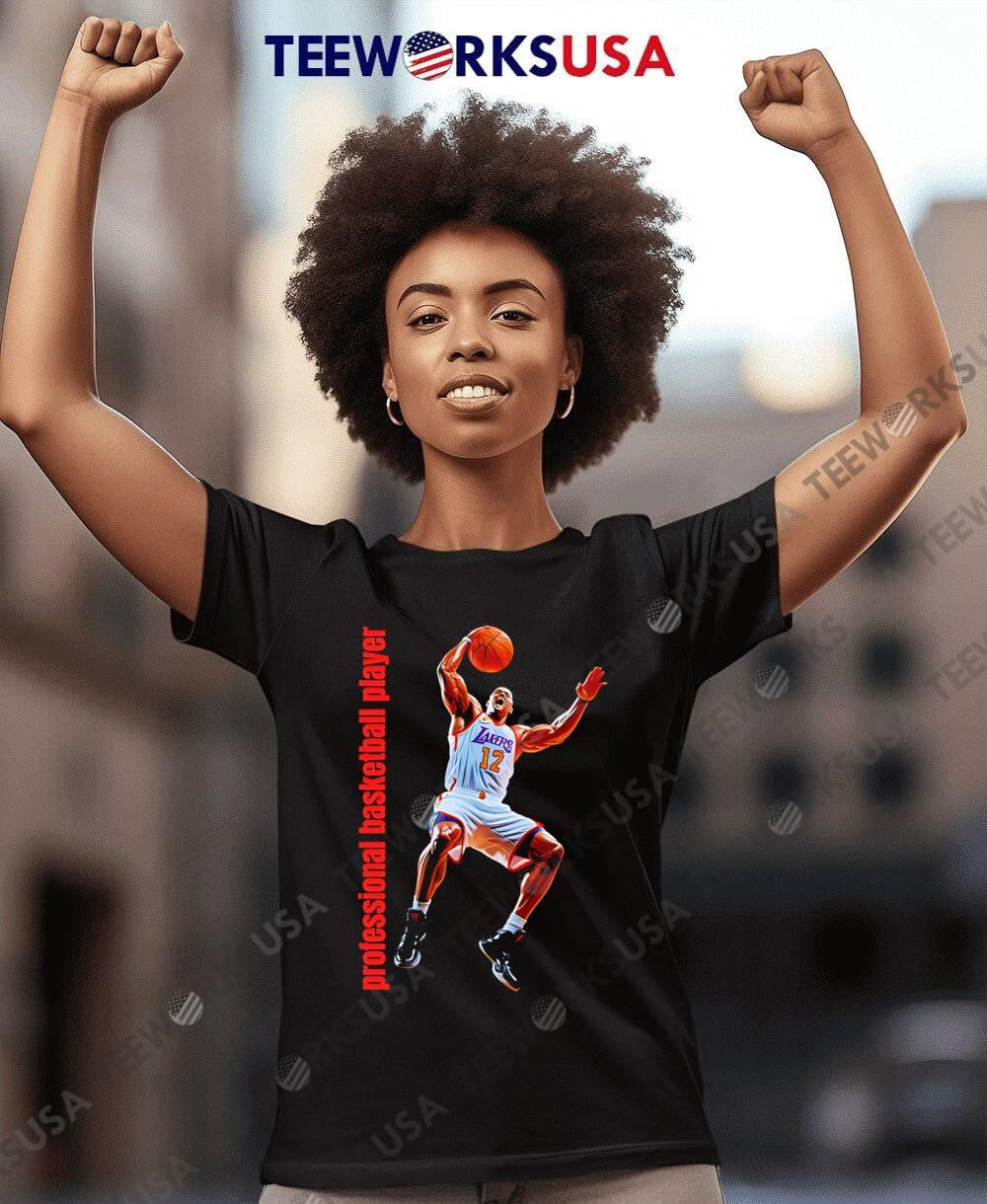 Professional Basketball Player - Adult & Kids T-Shirts, Sweatshirts & Hoodies apparel design preview 8