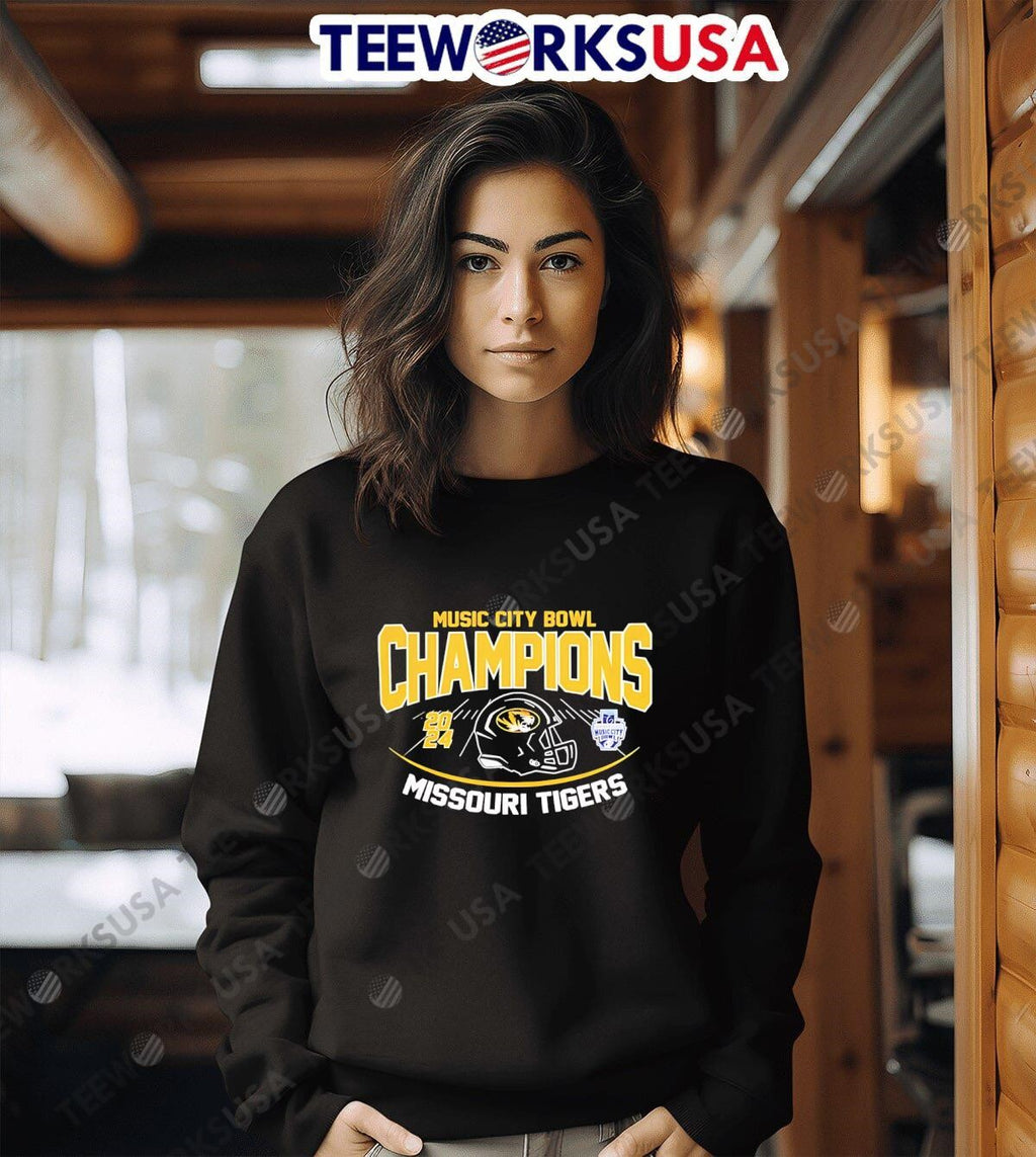 Mizzou Tigers Football 2024 Transperfect Music City - Adult & Kids T-Shirts, Sweatshirts & Hoodies apparel design preview 6