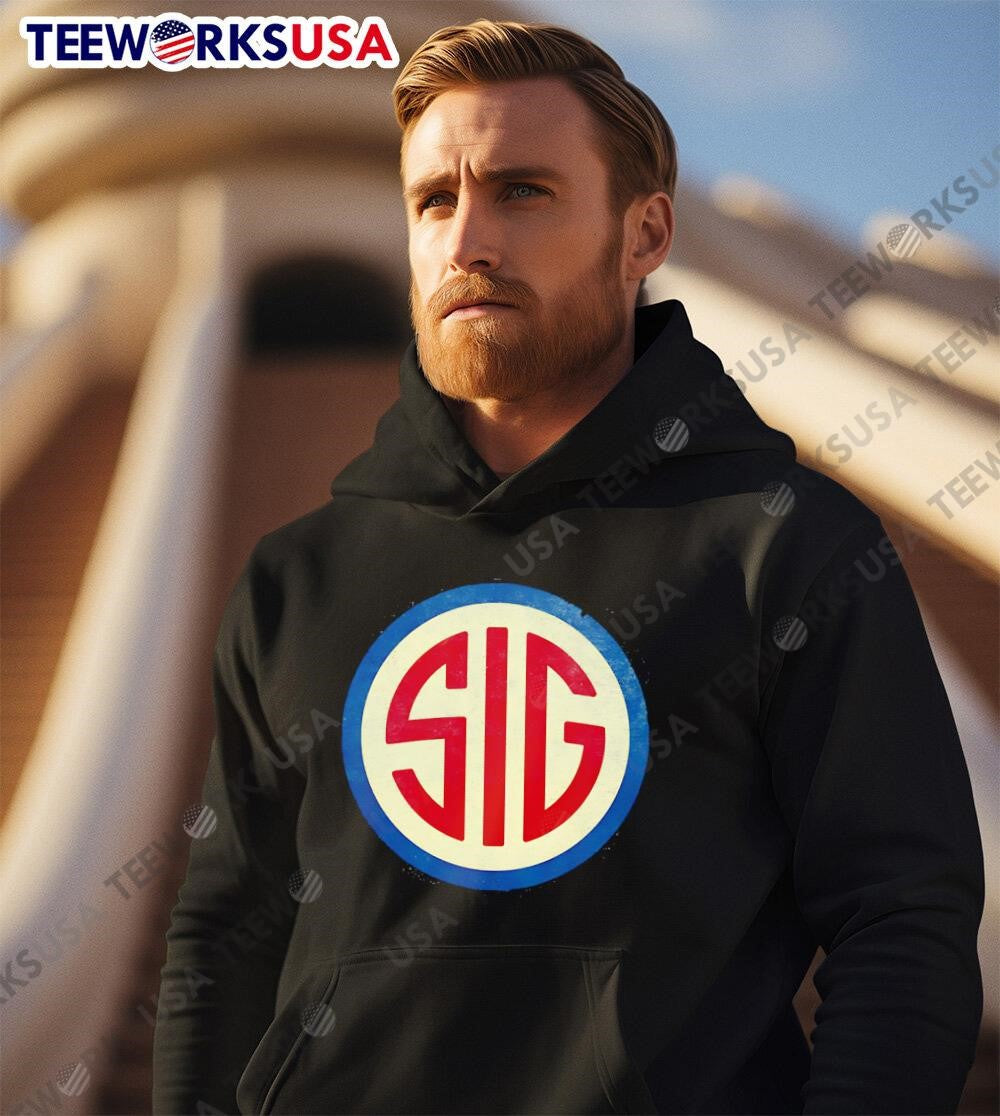 SIG logo retro - Adult & Kids T-Shirts, Sweatshirts & Hoodies apparel design preview 2