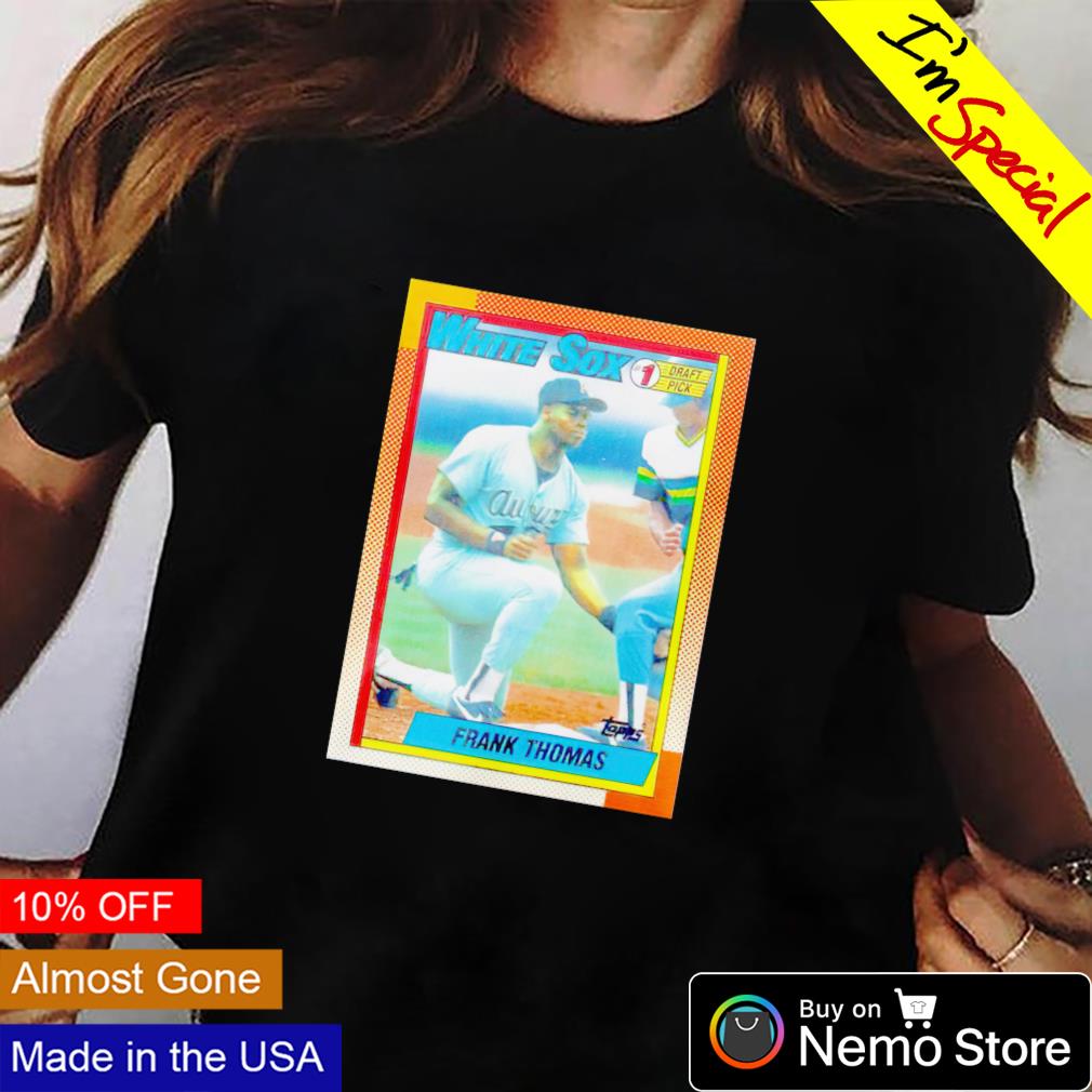 White Sox Frank Thomas Rookie 1990 baseball card - Adult & Kids T-Shirts, Sweatshirts & Hoodies apparel design preview 2