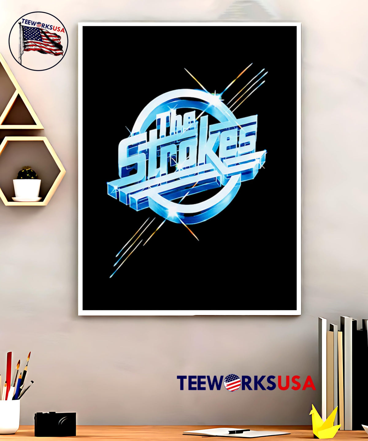 The Strokes logo - Adult & Kids T-Shirts, Sweatshirts & Hoodies apparel design preview 5