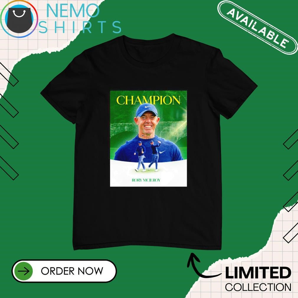 Rory McIlroy wins the Masters Tournament and - Adult & Kids T-Shirts, Sweatshirts & Hoodies apparel design preview 1
