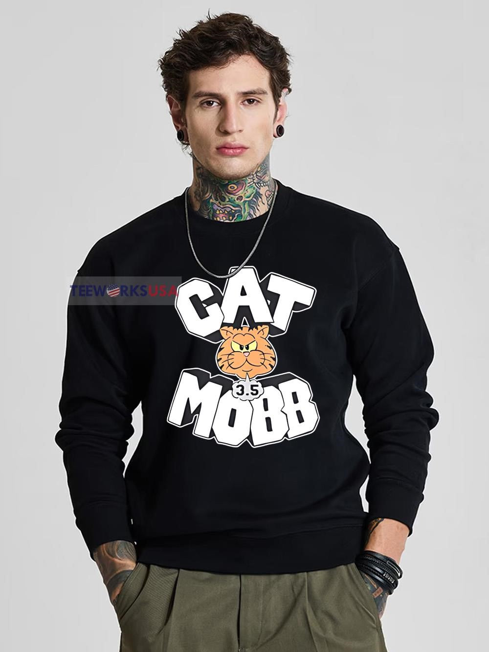 Cat Mobb 3.5 All Stars Spooky season - Adult & Kids T-Shirts, Sweatshirts & Hoodies apparel design preview 5