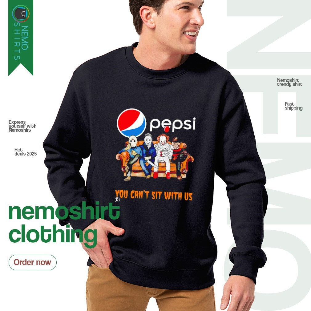 Pepsi on you can't sit with us honor characters - Adult & Kids T-Shirts, Sweatshirts & Hoodies apparel design preview 4