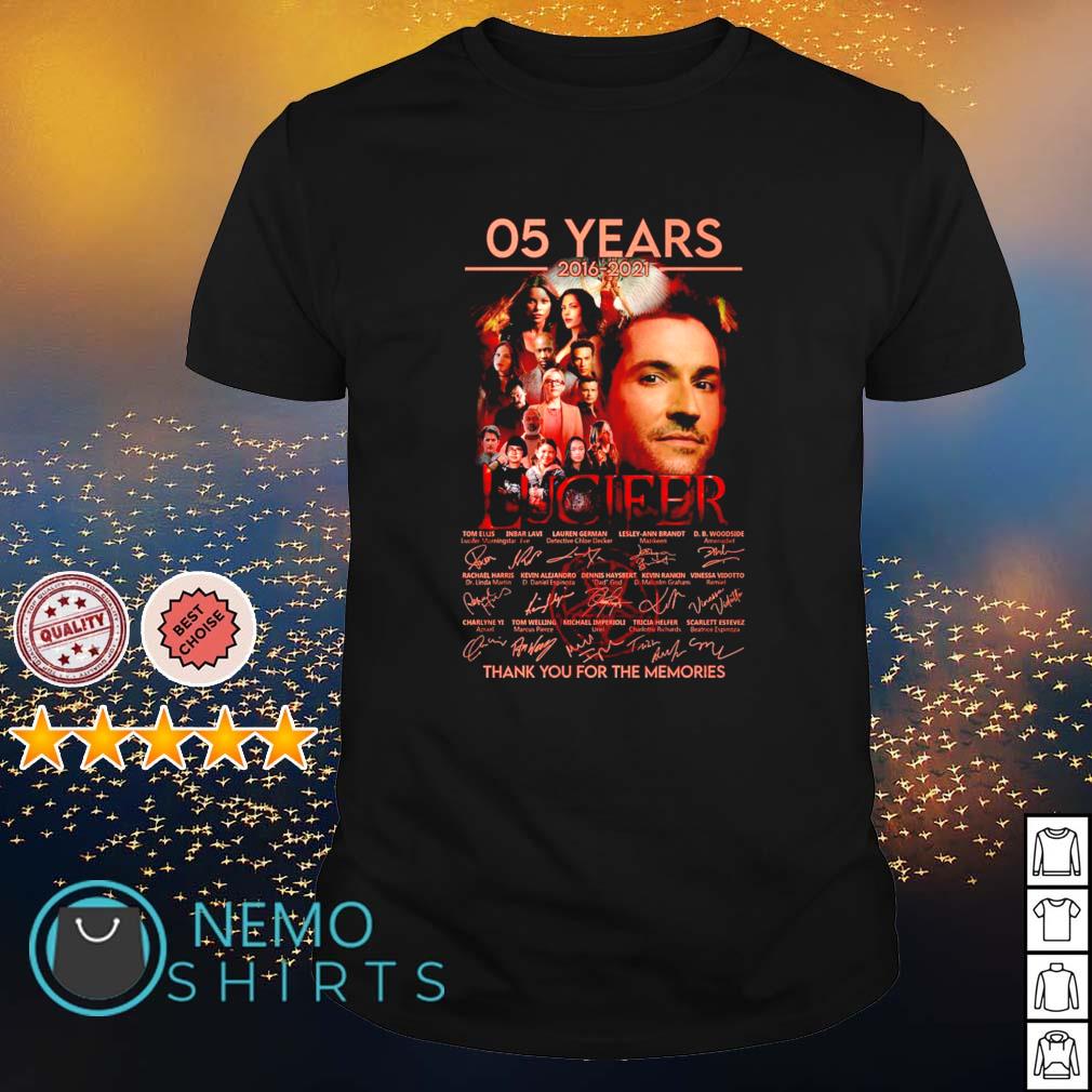 05 years of Lucifer 2016 2021 thank you for the - Adult & Kids T-Shirts, Sweatshirts & Hoodies apparel design preview 1