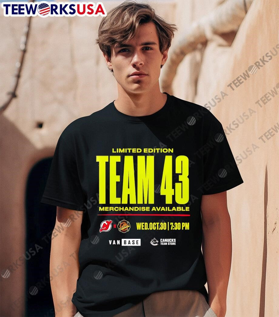 Vancouver Canucks Fire Rescue Team 43 - Adult & Kids T-Shirts, Sweatshirts & Hoodies apparel design preview 1