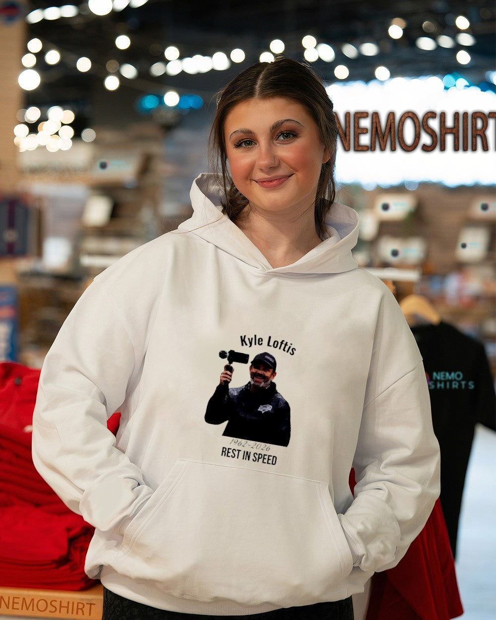 Kyle Loftis 1962-2026 rest in speed - Adult & Kids T-Shirts, Sweatshirts & Hoodies apparel design preview 3
