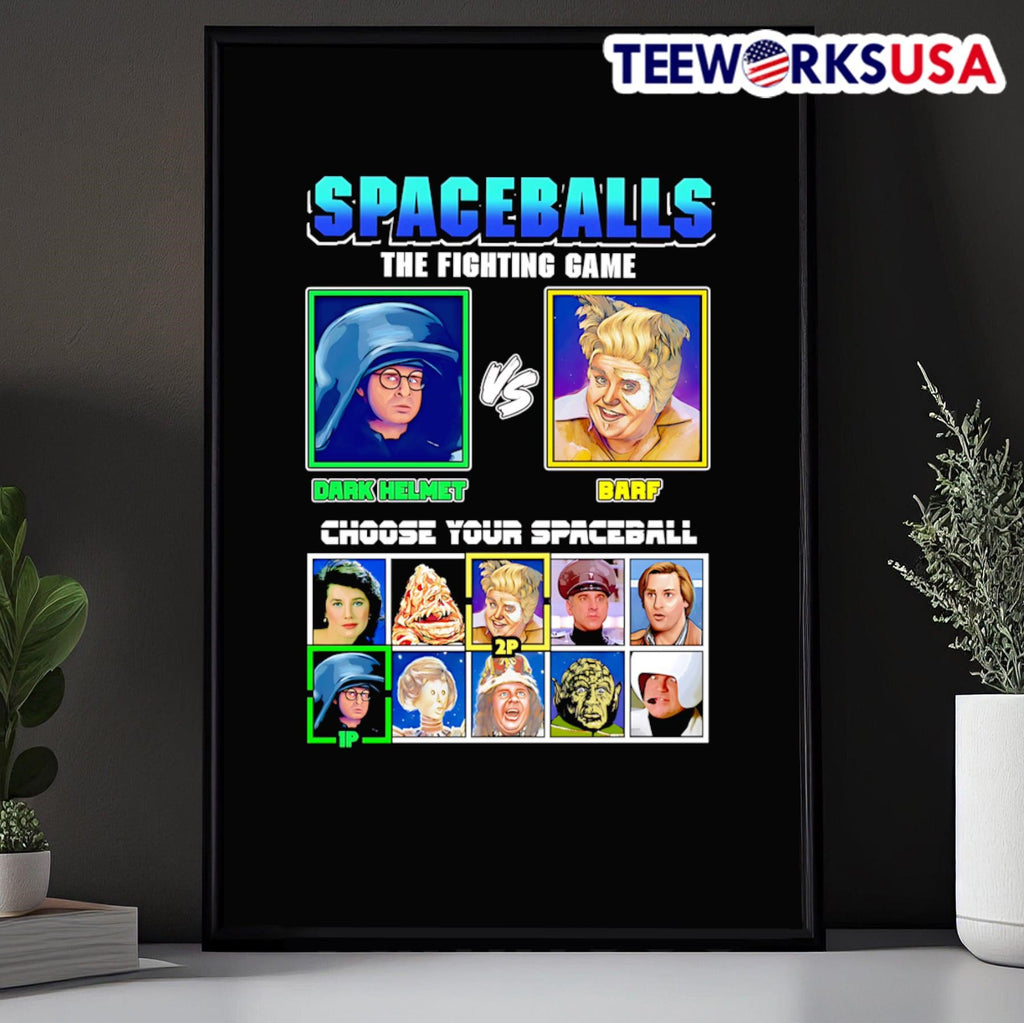 Spaceballs The Fighting game Dark Helmet vs Barf - Adult & Kids T-Shirts, Sweatshirts & Hoodies apparel design preview 5