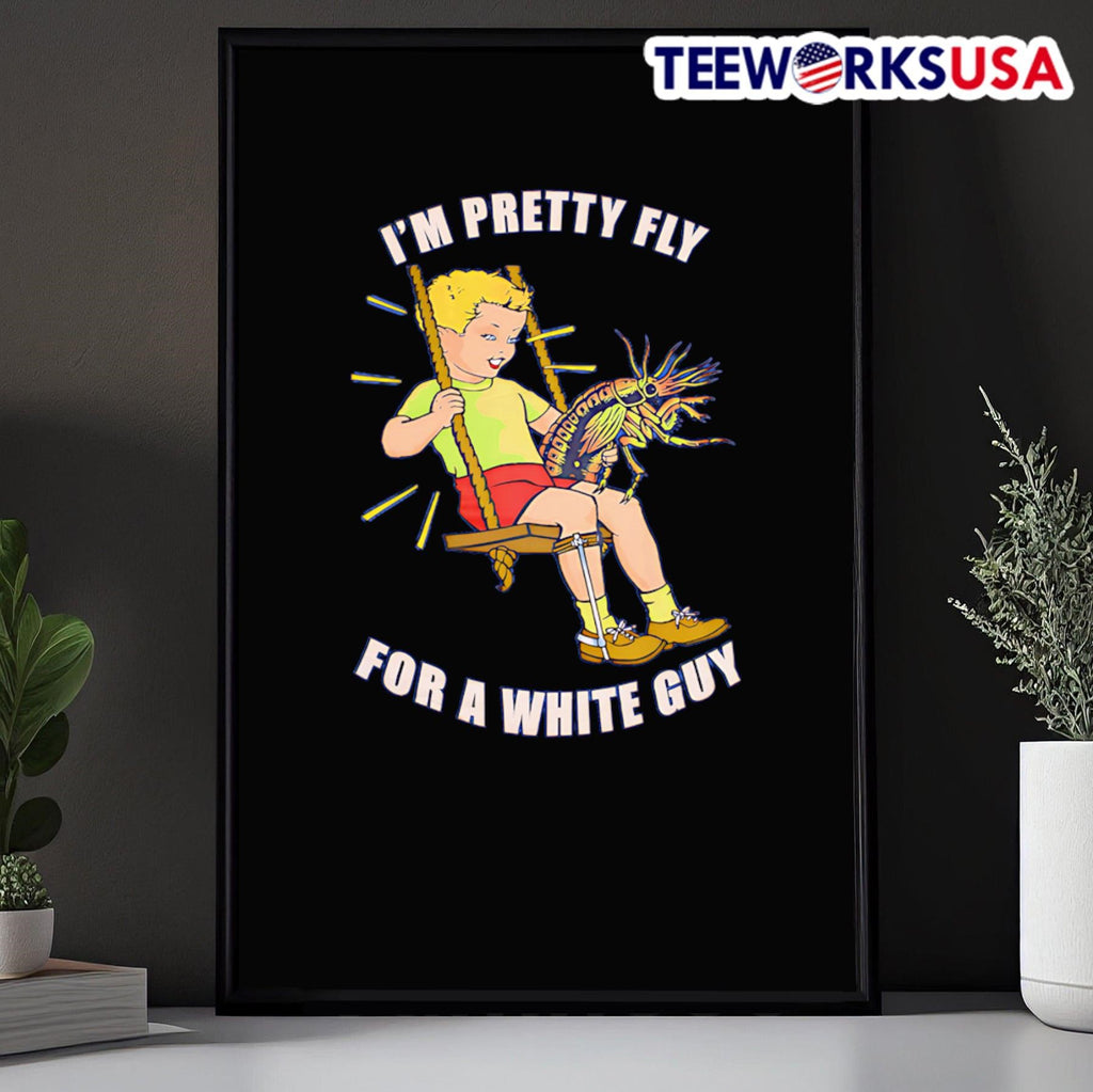 I'm pretty fly for a white guy - Adult & Kids T-Shirts, Sweatshirts & Hoodies apparel design preview 5