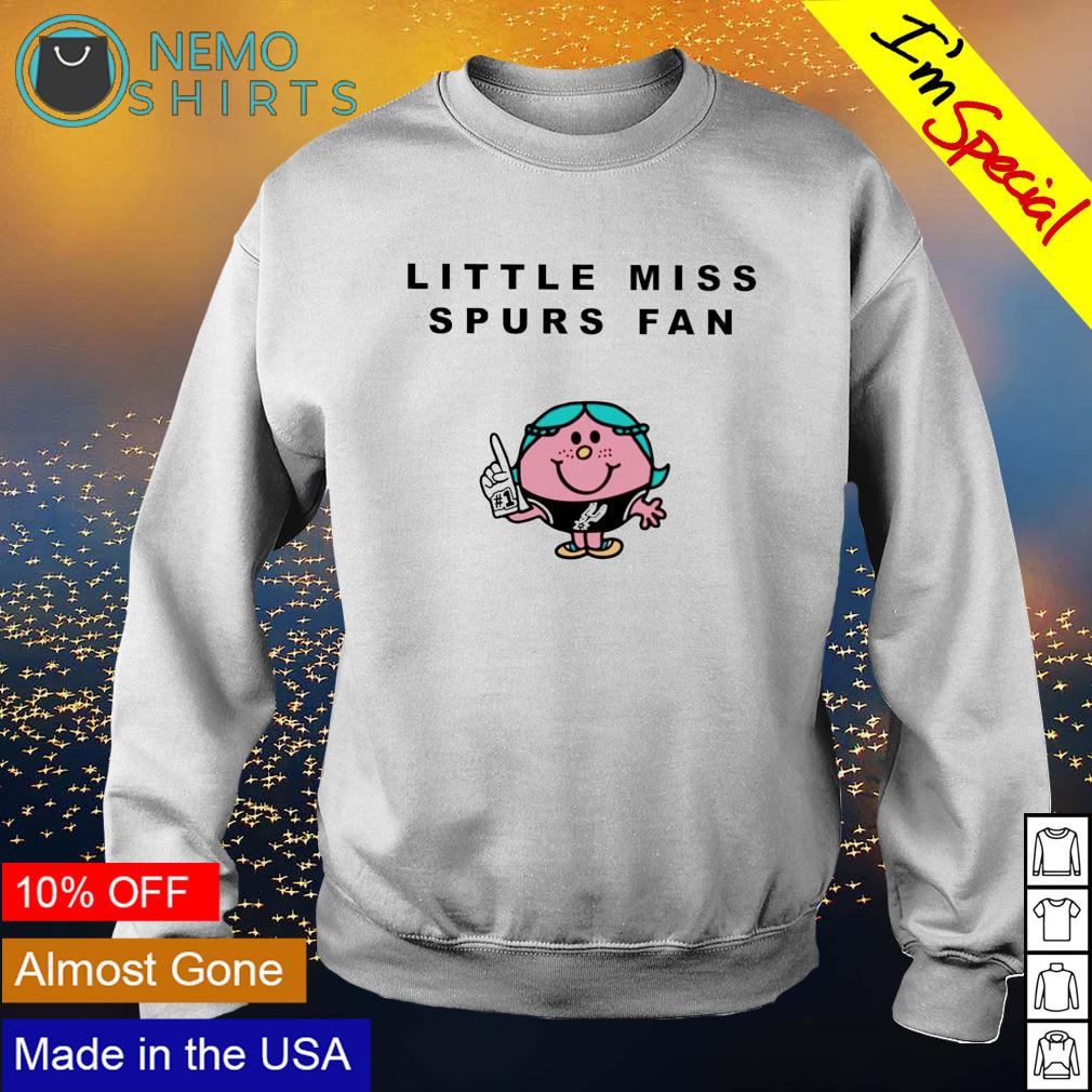 Little Miss Spurs fan - Adult & Kids T-Shirts, Sweatshirts & Hoodies apparel design preview 4