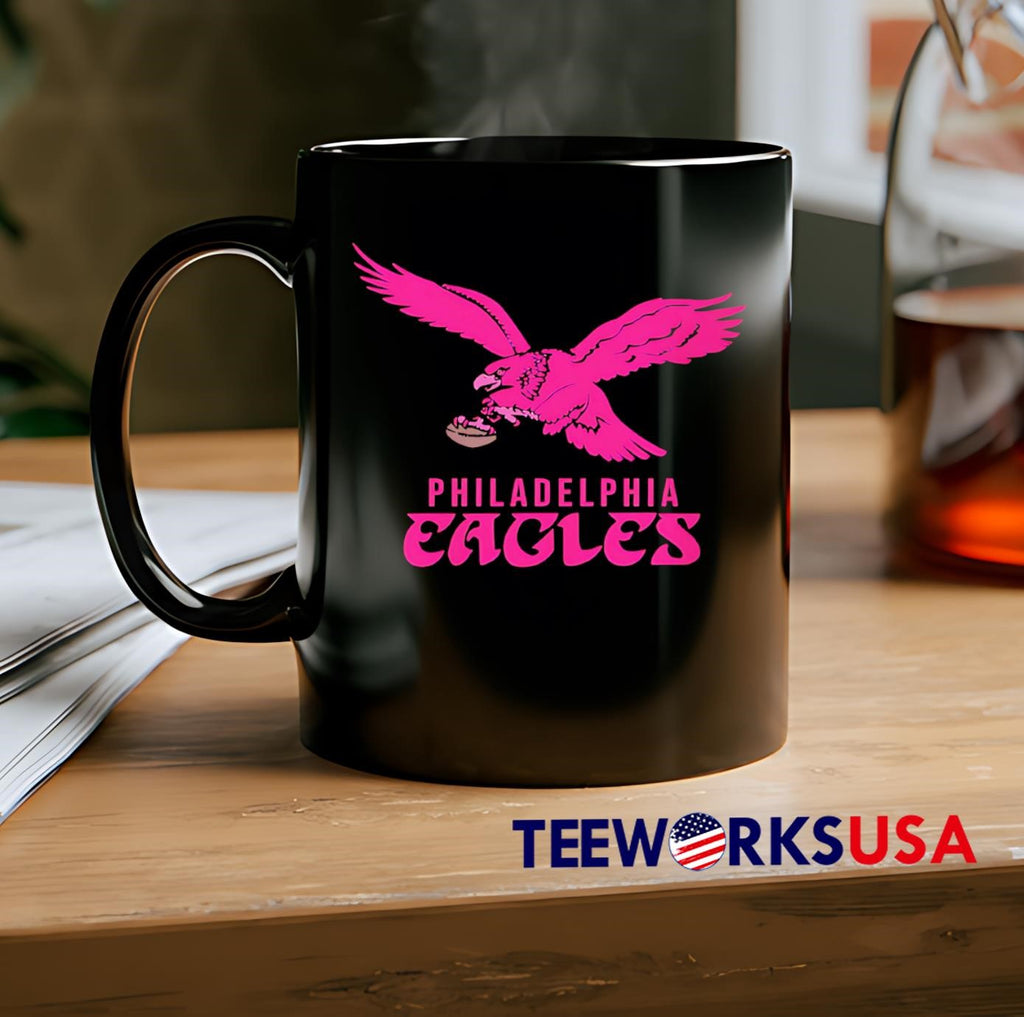 Eagles october breast cancer awareness month - Adult & Kids T-Shirts, Sweatshirts & Hoodies apparel design preview 2