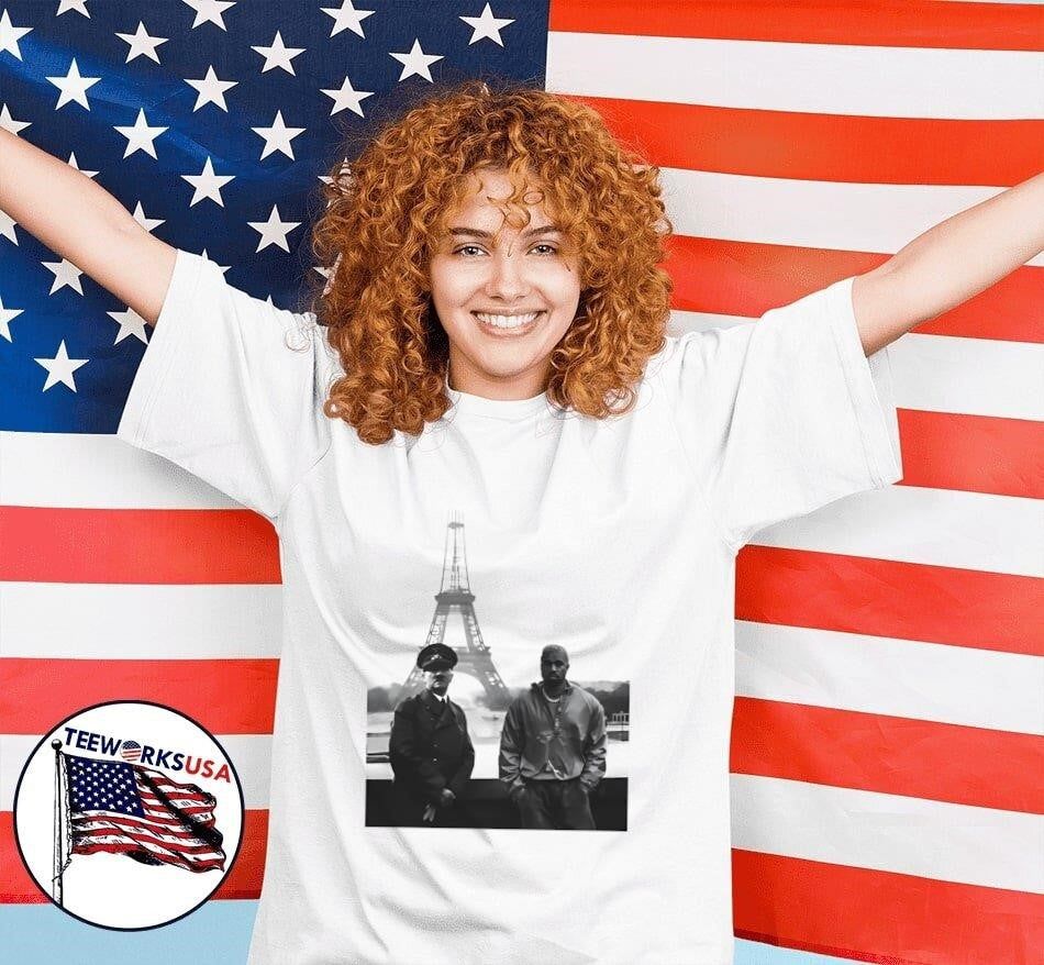 Ye and Austrian painter in Paris - Adult & Kids T-Shirts, Sweatshirts & Hoodies apparel design preview 7