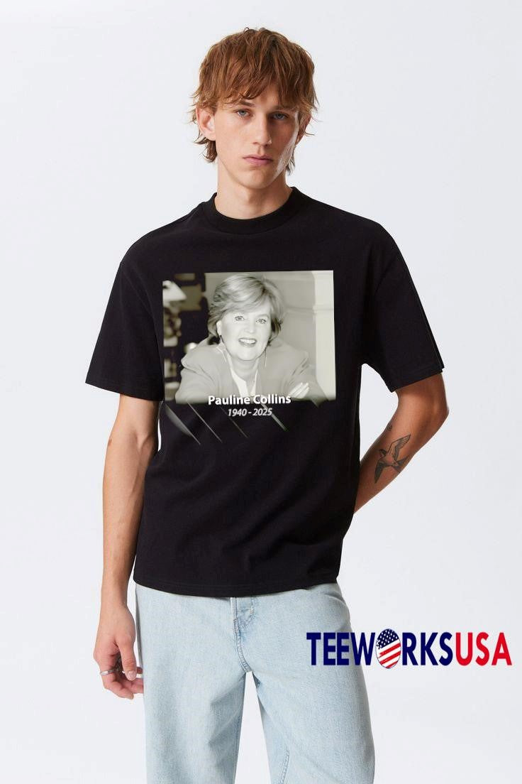 Rip Pauline Collins Died At 85 1940-2025 Memorial - Adult & Kids T-Shirts, Sweatshirts & Hoodies apparel design preview 3