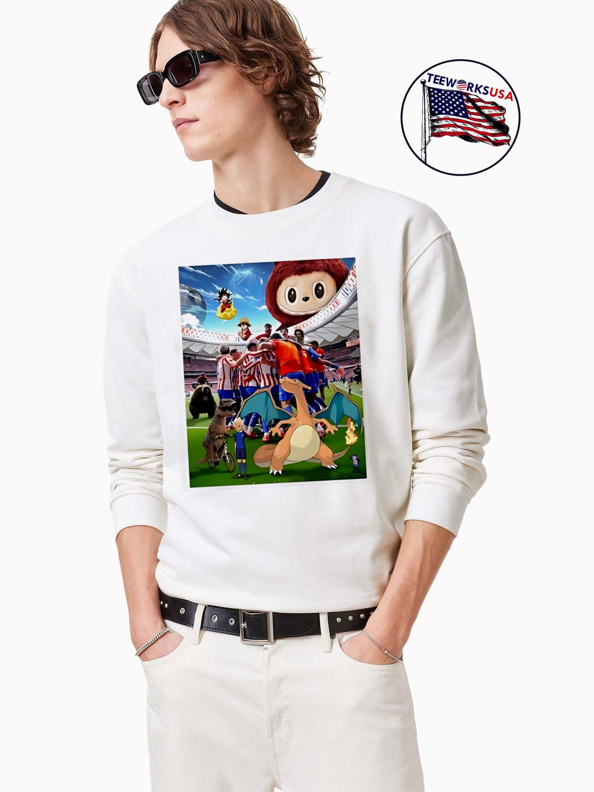 Atletico Madrid 90M Celebration Meme photo - Adult & Kids T-Shirts, Sweatshirts & Hoodies apparel design preview 3