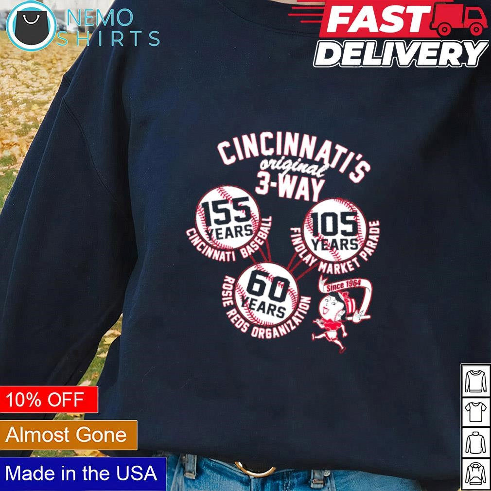 Cincinnati's original 3 way celebrating 60 years of - Adult & Kids T-Shirts, Sweatshirts & Hoodies apparel design preview 1